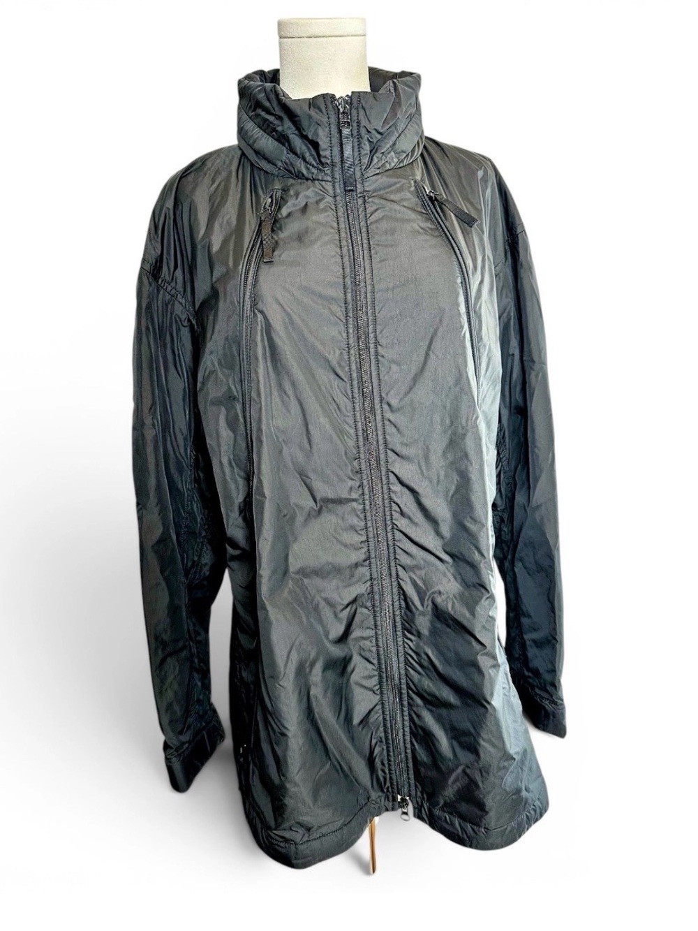Issey Miyake Thinsulate Hooded Technical Coat Black Size 3